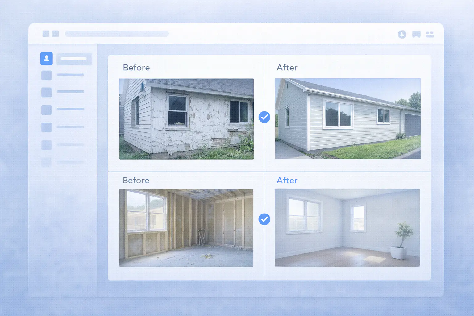 รายงานภาพถ่ายก่อนและหลัง