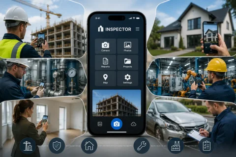 تطبيق INSPECTOR المحمول لعمليات الفحص والمعاينة والتوثيق بالصور في مختلف القطاعات