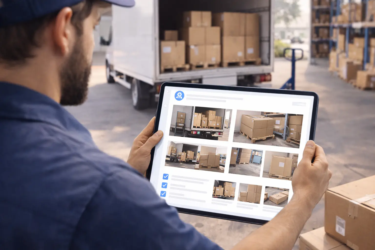 물류 및 배송 사진 보고서