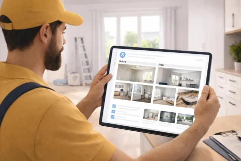 Fotobericht für Servicearbeiten