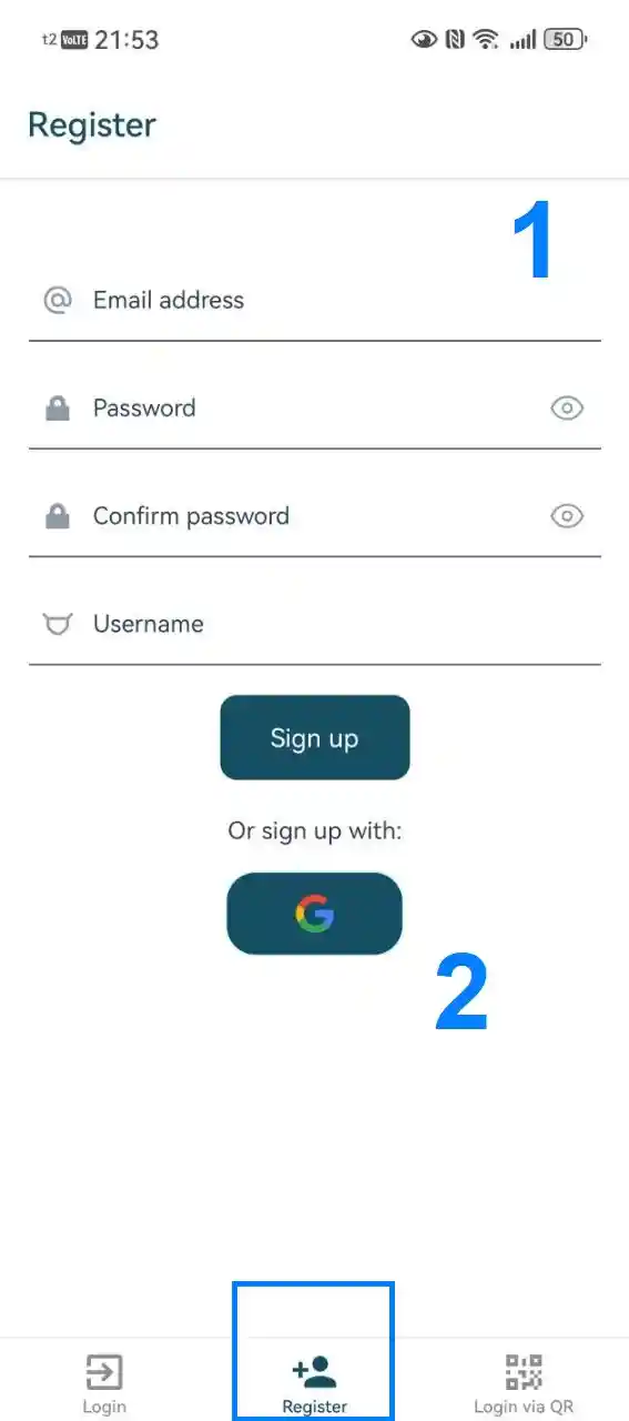 Register or log in to the account created on Photo-reports.online