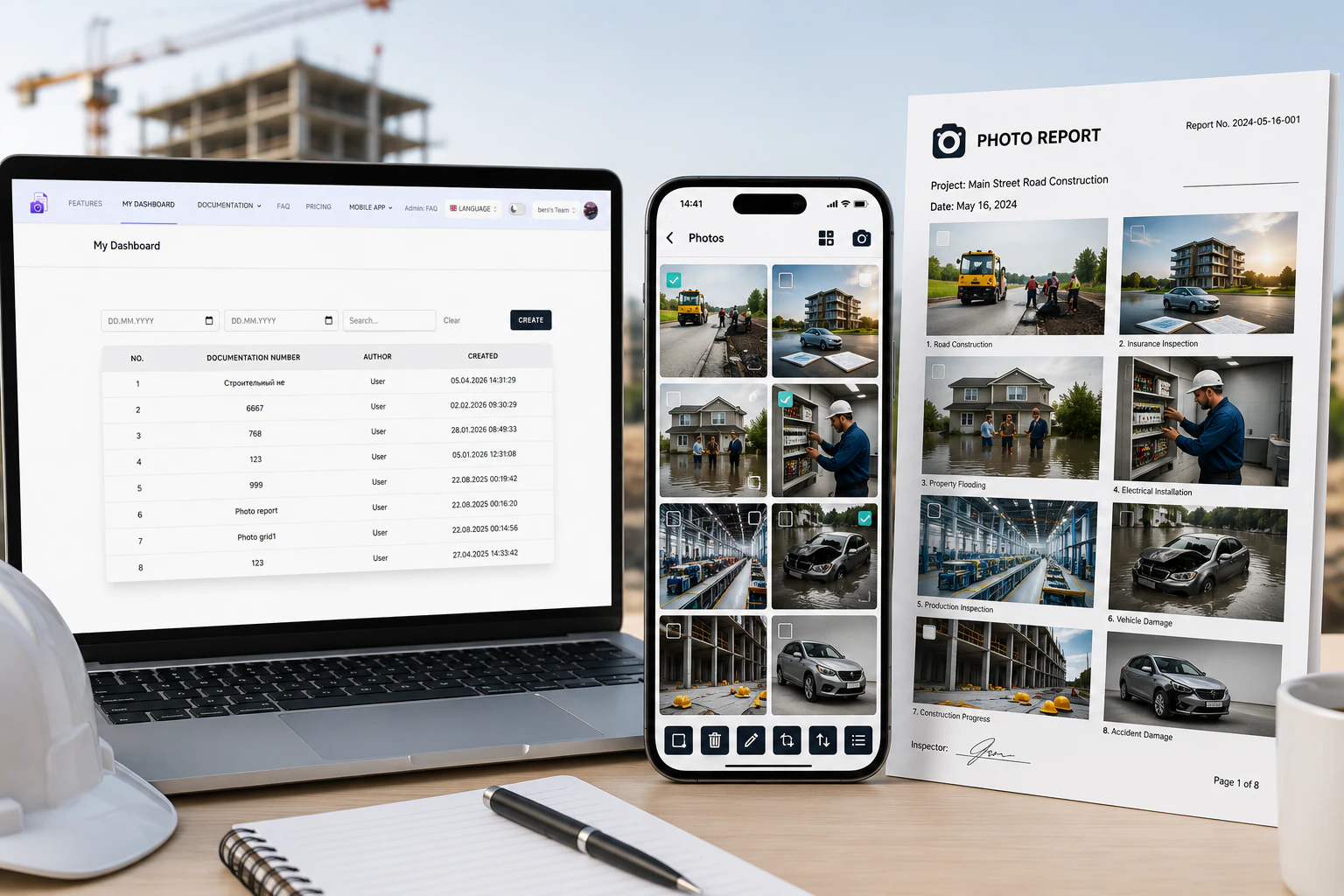 Mobile Inspection and Photo Documentation App | Photo-reports