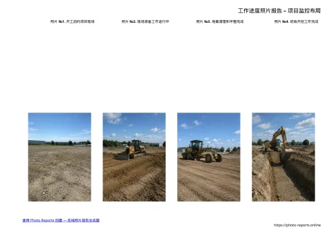 工作进度照片报告 – 项目监控布局